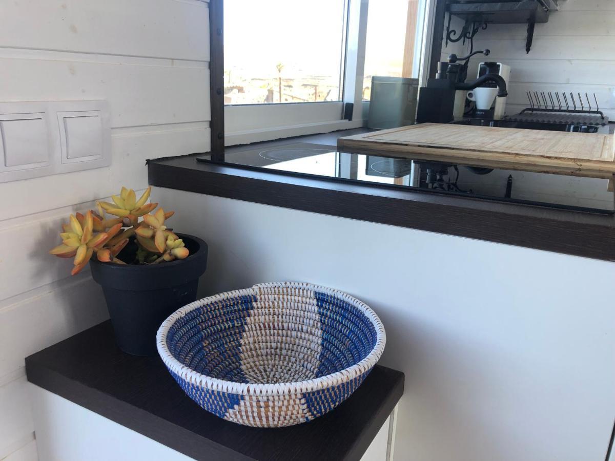 Tinyhouse Luna With Ac, Bbq And Beautiful View La Vegueta Eksteriør billede