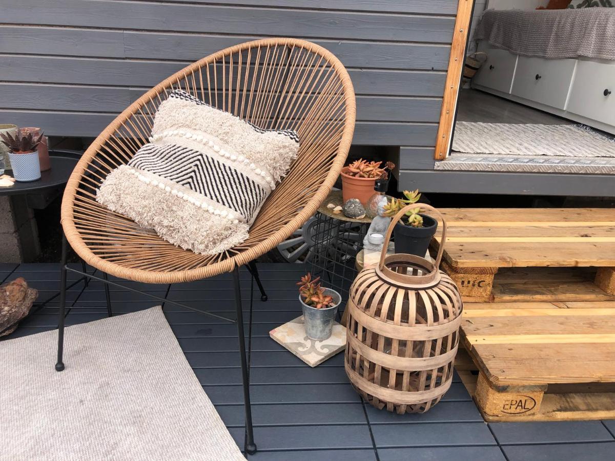 Tinyhouse Luna With Ac, Bbq And Beautiful View La Vegueta Eksteriør billede
